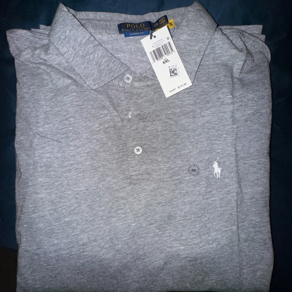Men's Classic-Fit Cotton-Linen Polo Shirt